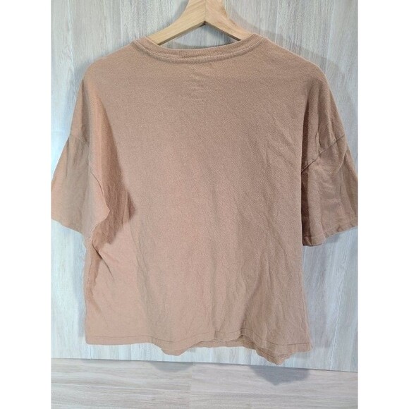 Volcom Stone Skeleton Graphic Tee XS Brown Cotton T-Shirt Festival Style - Picture 2 of 5